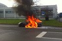 Incendie sur Porsche 991 GT3