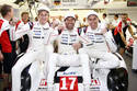 Brendon Hartley, Mark Webber et Timo Bernhard (Porsche Team)