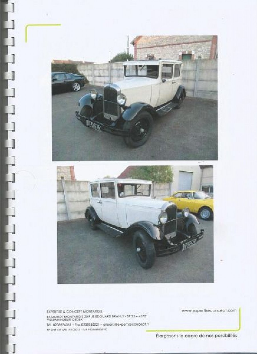 CITROEN TYPE C4 berline 1932