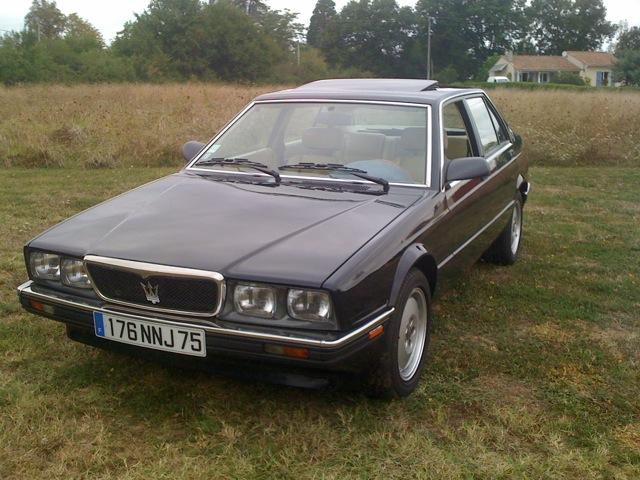 MASERATI BITURBO 222 4v 2.8L V6 279ch berline 1988