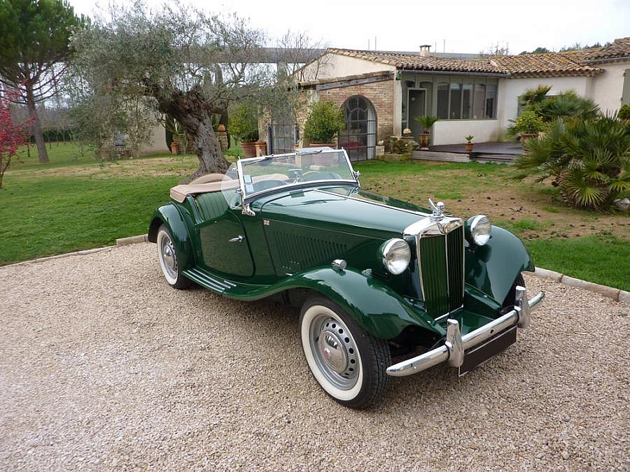 MG TYPE D MIDGET cabriolet 1952