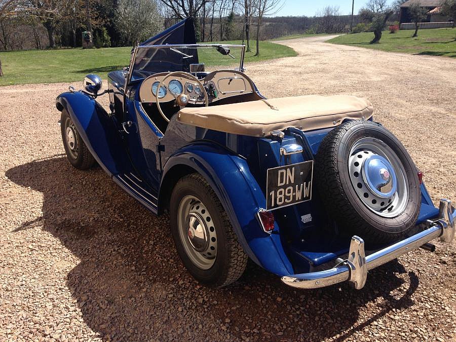 MG TYPE T TD Midget coupé-cabriolet 1951