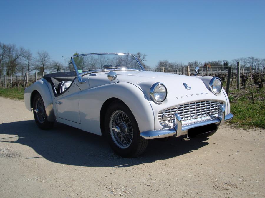 TRIUMPH TR3 A 2.0L 100ch cabriolet 1960