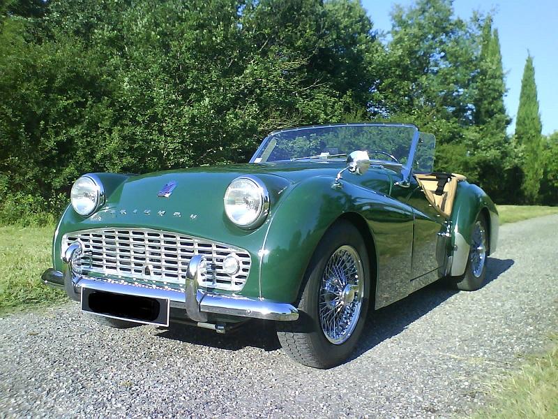 TRIUMPH TR3 2.0L 95ch cabriolet 1957