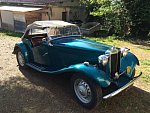 MG TYPE T TD Midget cabriolet 1953