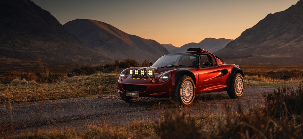 La Lotus Elise sort de la route grâce à Get Lost
