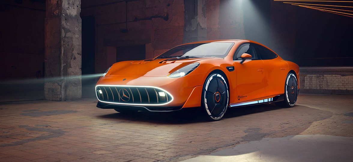 Plus de 1360 ch pour le concept électrique AMG GT XX