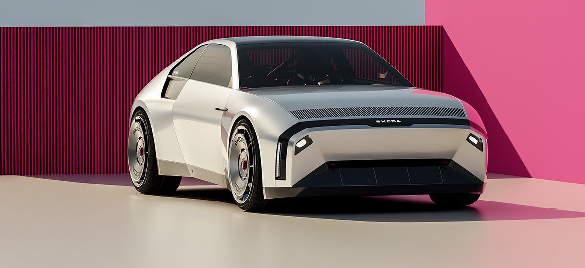 Skoda réinterprète le coupé 110 R dans une version moderne et électrique