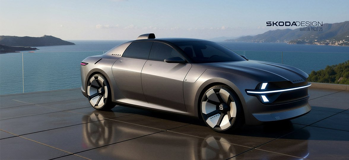 Skoda présente une réinterprétation moderne de la Skoda 100