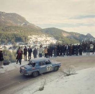 La R8 Gordini en course