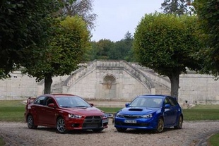 Subaru Impreza WRX STi / Mitsubishi Lancer Evolution - Présentation Comparatif auto.com