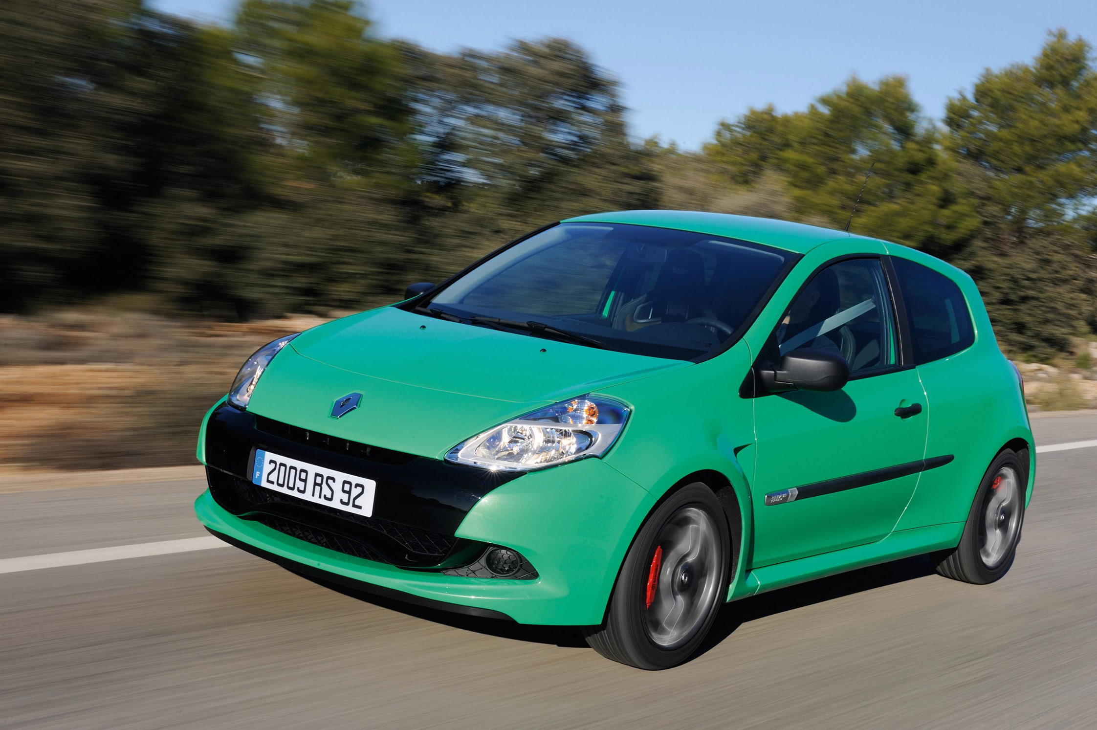 Essai RENAULT Clio 3 RS Vert Alien Cup Motorlegend