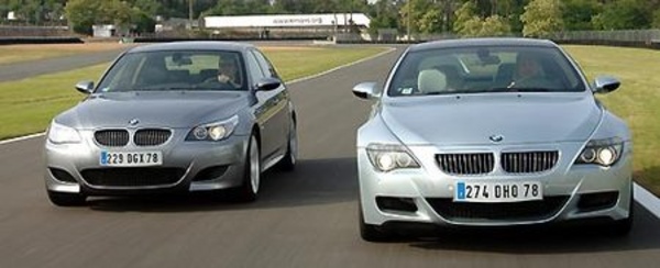 BMW M5 aux cotés de la M6