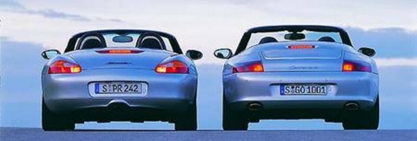 Porsche Boxster et Porsche 911 Carrera 4S cabriolet