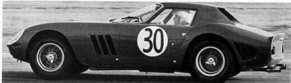 Hill et Rodriguez (GTO 64) aux 2000 km de Daytona 1964