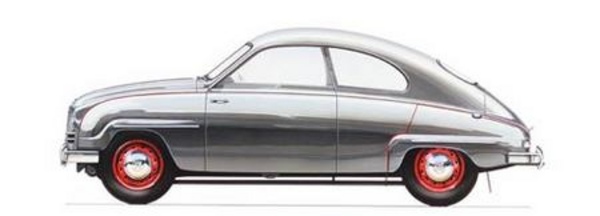 Saab 93, 1956