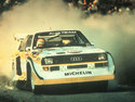  L'AUDI Quattro en compétition