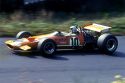 Bruce McLaren et la M7C au Nürburgring en 1969