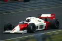 Alain Prost en MP4/2B au GP d'Allemagne 1985