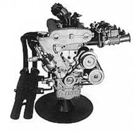 Le moteur de l'Abarth Simca 1300