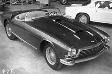 Prototype de spider DB4 présenté au salon de Turin 1956