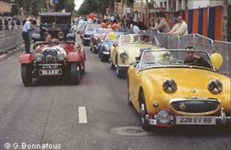 Morgan Plus 4 Flat Rad (1952) et Austin Healey Sprite