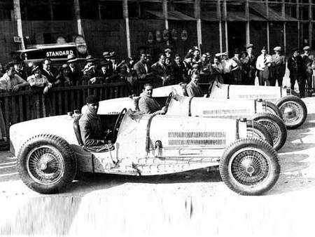 Trois 59 au GP de l'ACF 1934
