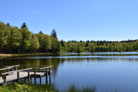 Le lac du Crescent de 138 ha et de 330 m de long, doit son nom à sa forme en croissant. 