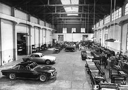 L'usine Maserati en 1957