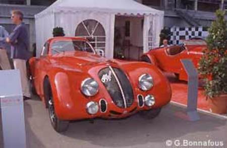 Alfa Romeo berlinette aérodynamique 8 C 2900 B 1938 carrossée par Touring