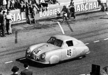 La 356 aluminium aux 24 Heures du Mans de 1951