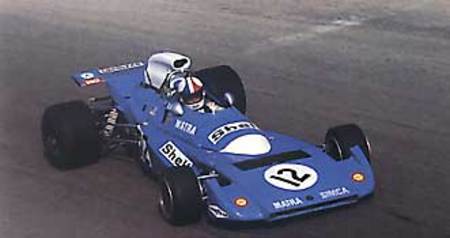 Chris Amon au GP d’Italie à Monza en 1971.