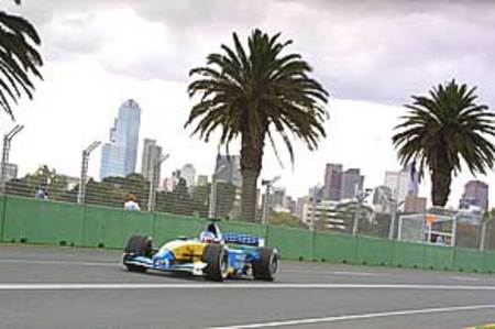 Grand prix d'Australie 2002- Melbourne - Renault R202 de Jenson Button