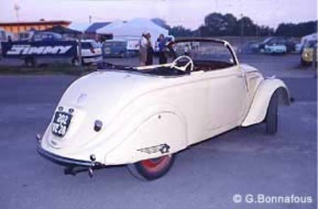 Cabriolet Peugeot 202.