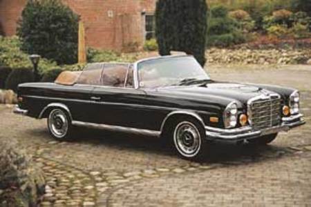 Mercedes 280 SE V8 3,5 litres de la chanteuse Cher