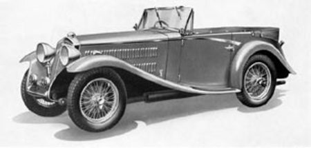 La première Jensen : un coach sur châssis Wolsley - 1934