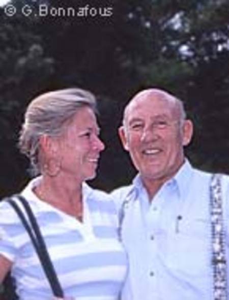 Stirling Moss et son épouse Susy