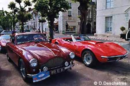 Aston Martin DB 2/4 et Corvette Roadster de V. Verecchia