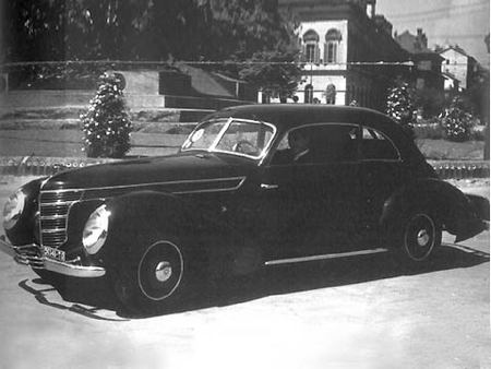 Fiat 1500 aerodynamique, 1938