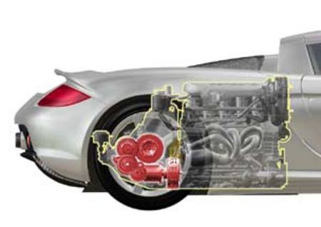La Carrera GT et son moteur central arrière
