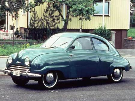 La Saab 92 lancée en 1950.