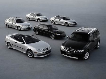 La gamme Saab en Amérique du Nord
