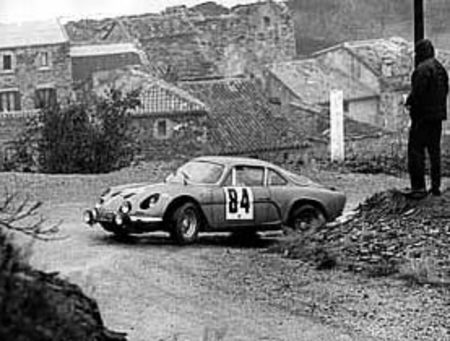 Gérard Larrousse au Rallye des Cévennes 1967