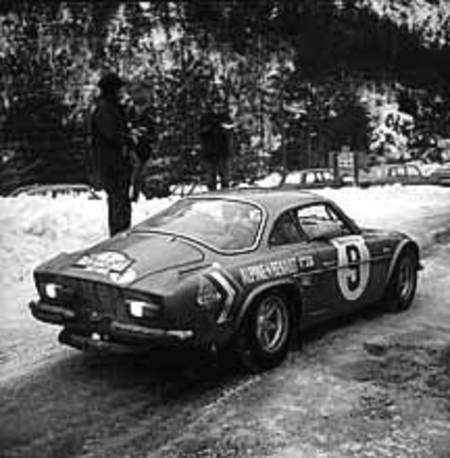 Jean-luc Thérier au rallye de Monte Carlo de 1971