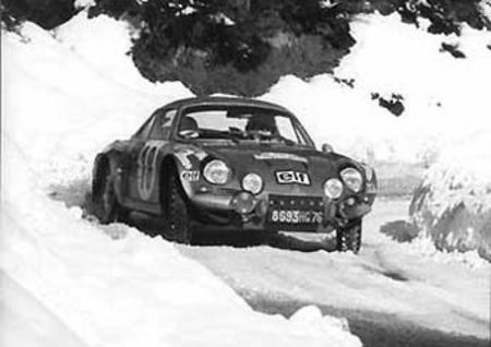 Andruet et Biche au Rallye de Monte Carlo 1973