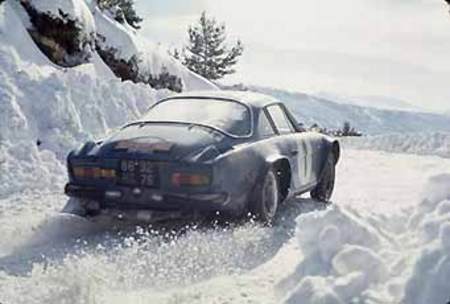 Nicolas au Rallye de Monte Carlo 1973.