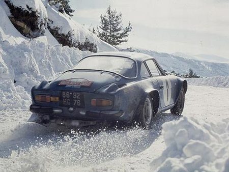 Rallye de Monte Carlo 1973 - J.P. Nicolas en course