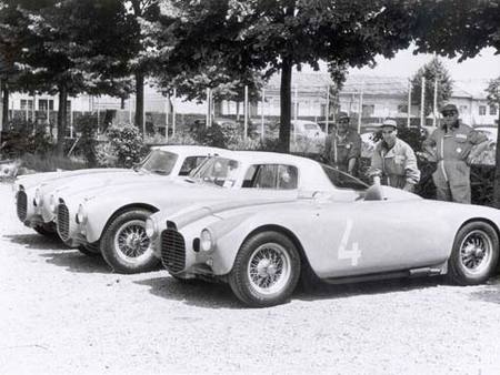 Lancia D20 et D23 à Monza en 1953
