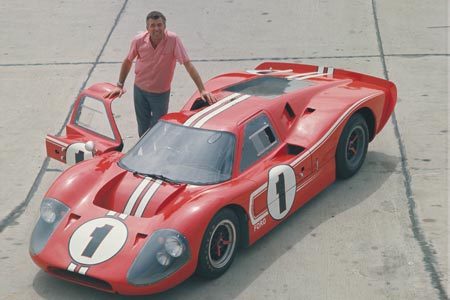 Caroll Shelby et la GT40 Mk IV au Mans 1967