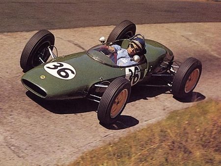 Jim Clark sur la Lotus 25